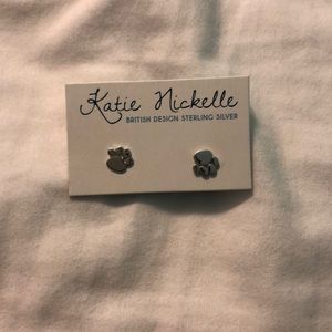 Katie Nickelle paw earrings